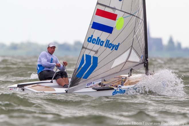 2013 Delta Lloyd Regatta - Pieter Jan Postma, Finn © Thom Touw http://www.thomtouw.com